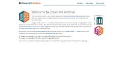 Desktop Screenshot of coverartarchive.org