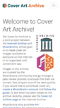 Mobile Screenshot of coverartarchive.org